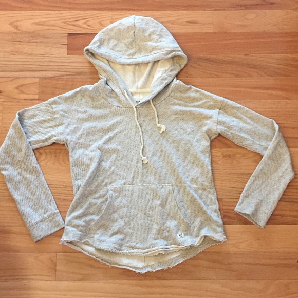 Relaxed striped beachy hoodie - Picture 1 of 4